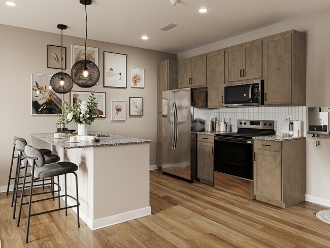 The Patent Standard Kitchen Rendering - The Patent at Jeffrey Park