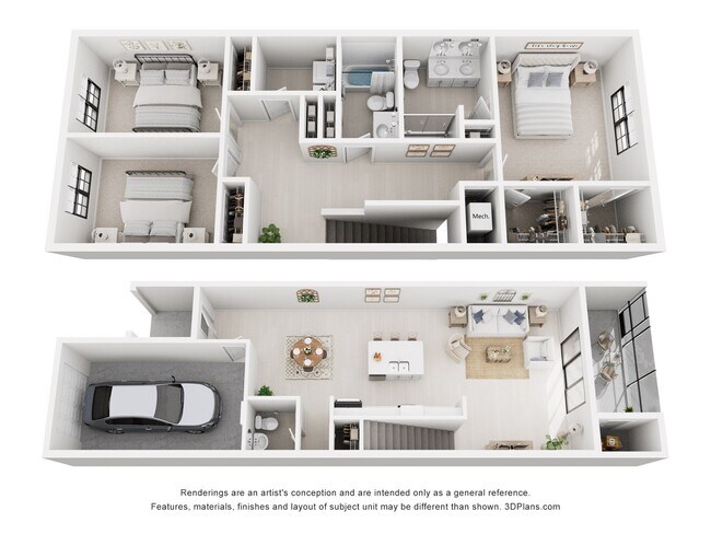 Plano de planta - Porchlight Twin Lakes