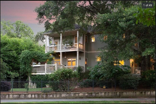 View balconies at night - 827 Edgewood Ave NE