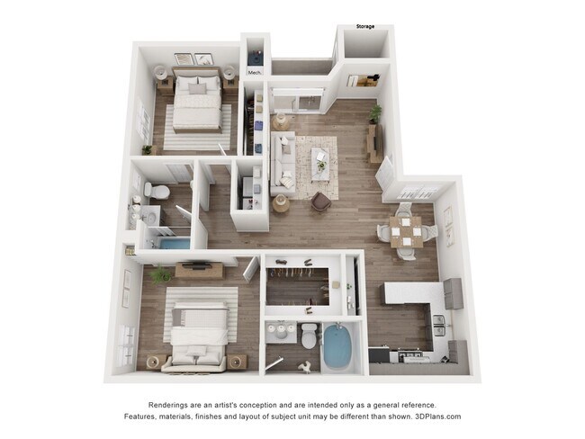 Plano de planta - Villa Mondavi