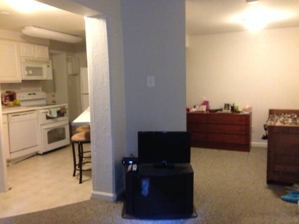 Older Photo: Past Entry the space divides into Kitchen and Queen Size Bedroom Alcover - 4000 52nd St NW