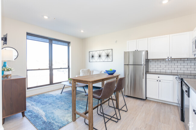 Kitchen/Living Space - Cadillac Lofts