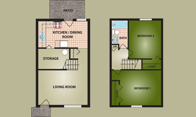 Plano de planta - Batavia Village