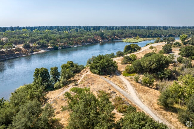 There are miles of multi-use trails along the American River in Gold River.