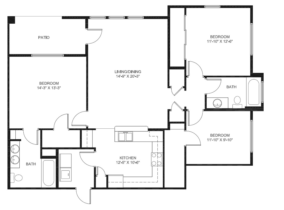 3br/2ba - Drexel Place Apartments