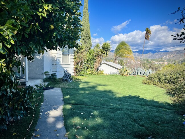 Front yard from entry gate - 12433 Terra Bella St