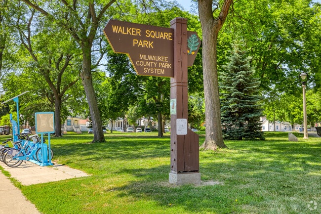 Walker Square Park in Walker's Point is a local park part of the Milwaukee County Park System.