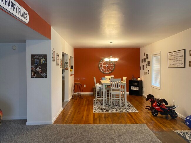 Dining room from the living room - 55 Waterford St