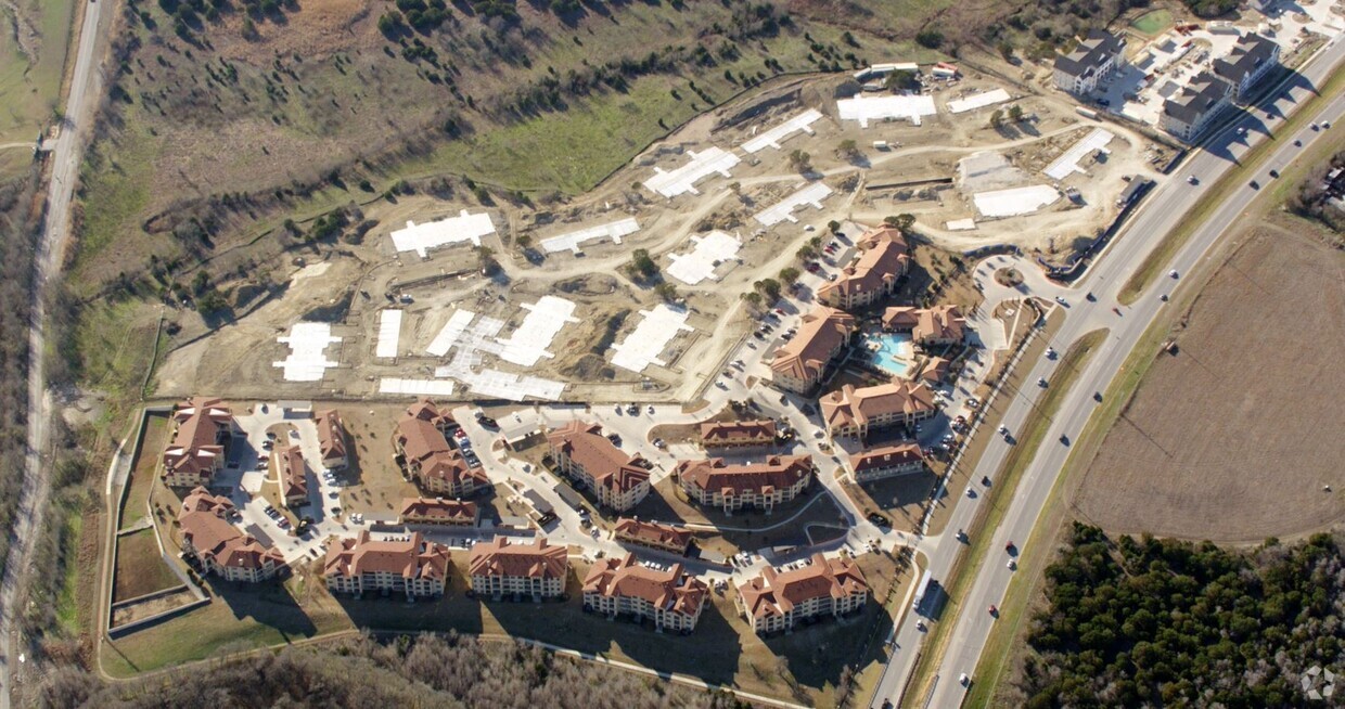 Aerial Photo - Hillside on Parmer