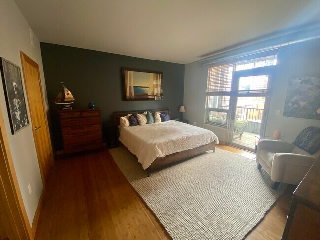 Master BR with patio access - 521 2nd St SE