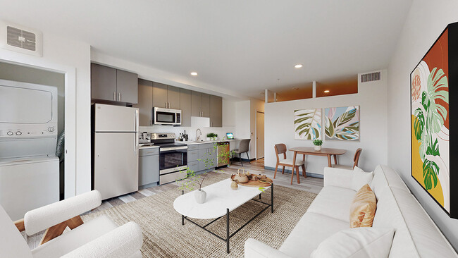 1BR /1BA - 541 SF - Estilo 1.5 - Art District Lofts