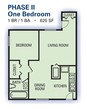 A1 - 1 Bed 1 Bath - Phase II