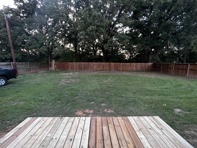 Newly enclosed backyard - 310 Lee St