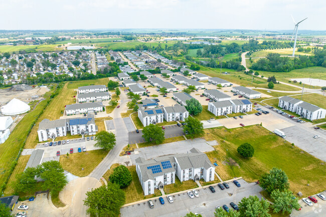 Aerial View of Property - Campus View and Kirkwood Court