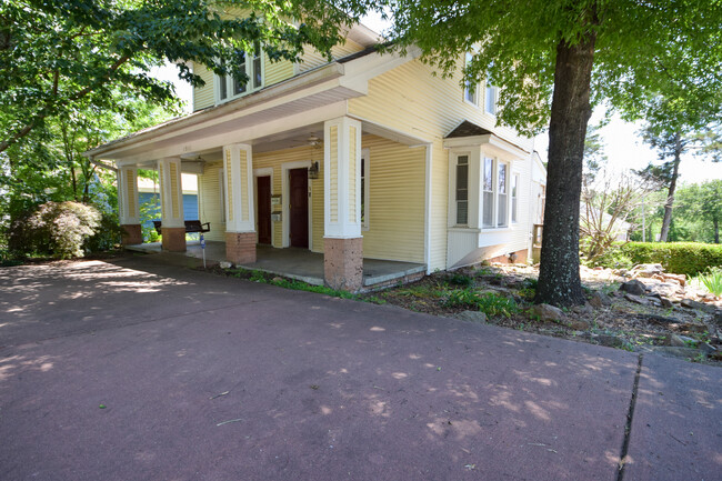 Shaded front porch and driveway - 1911 W 2nd St