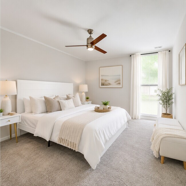 Habitación relajante con mucho espacio para personalizarla a tu gusto. - Lakeside Reserve