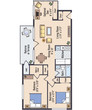 2 BEDROOM 1 BATH DEN, NHP