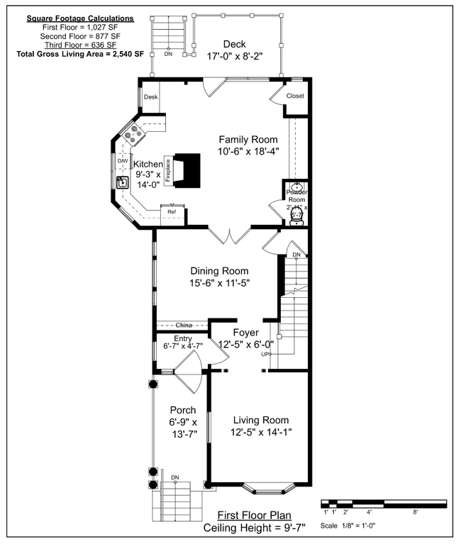 Main Floor Living/Dinning/Den/kitchen - 123 Benevolent St