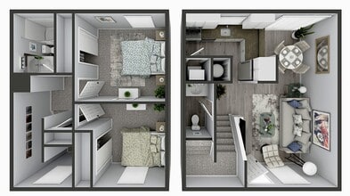 2 Bedroom Townhome - The Landings