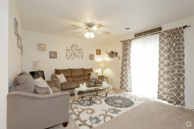 2 Bedroom - Living Room - Brookview Apartments