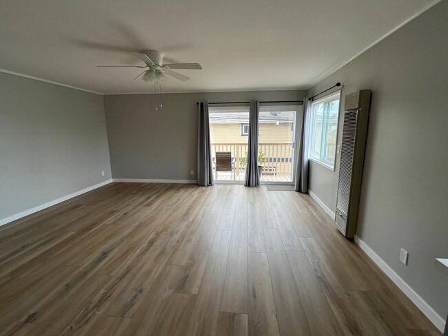 Slider door opens to private balcony - 330 Santa Ana Ave