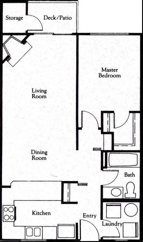 1BR/1BA - Poplar Lane Apartments