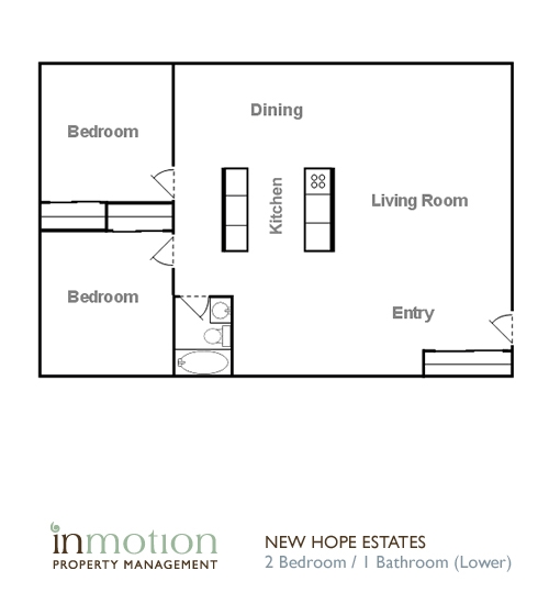 2br/1ba - New Hope Estates