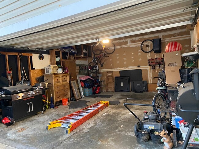 inside 2 car garage - 6436 Long Timber Dr