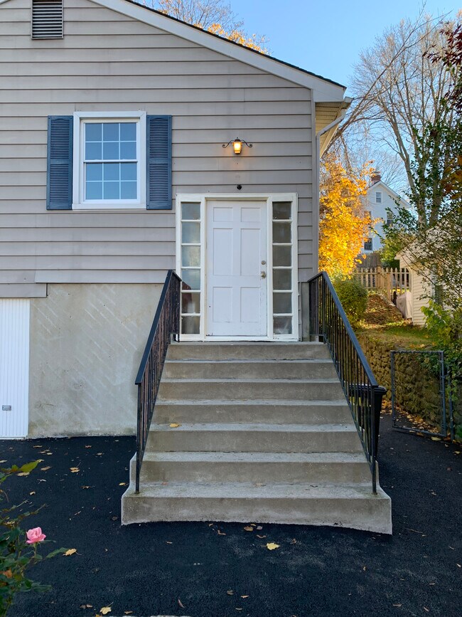 Stairs leading to Unit 2 - 1878 Railroad Ave