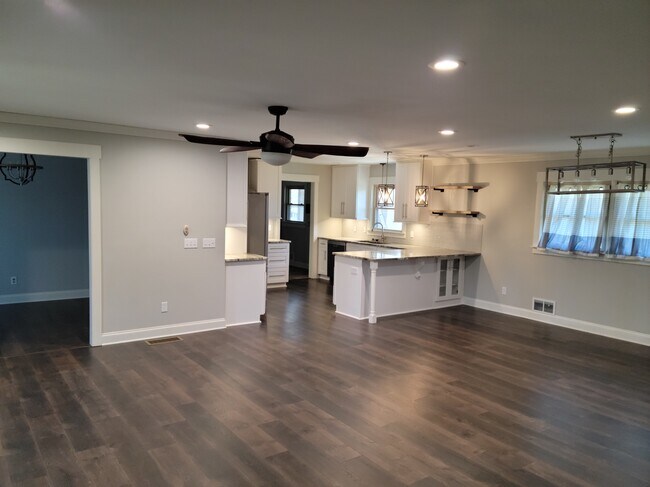Open Kitchen Living Area - 2 Walnut Dr