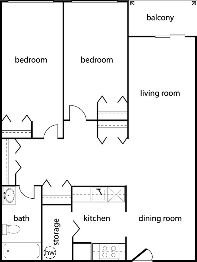 Plano de planta - College Parkway Place