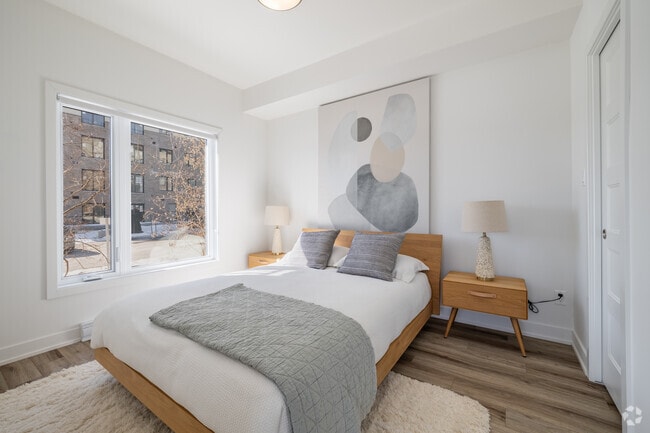 Champlain Village - Appartement 2 chambres, 1 salle de bain - 78 m² - Chambre principale - Champlain Village Urbain