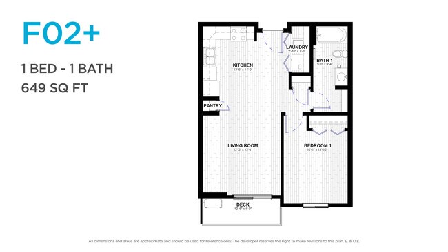 Plan d'étage - Trinity Crossing Apartments