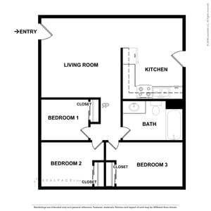 Floorplan - Laurel Apartments