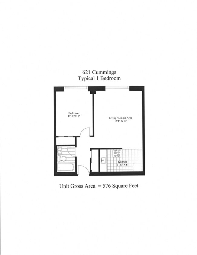 Floorplan - 621 Cummings Avenue