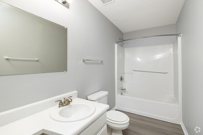 2BR, 2BA - 980SF - ADA - Primary Bathroom - The Aria
