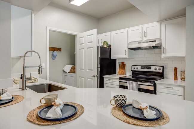 Newly Renovated Kitchen with Stainless Steel Appliances - Canyon Resort at Great Hills Apartments