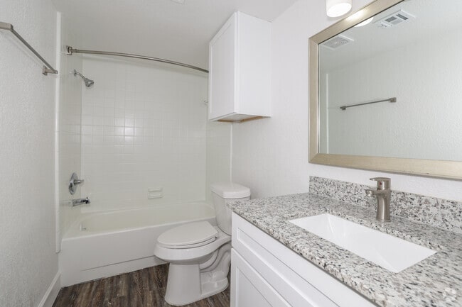 1BR, 1BA - 700SF - Bathroom - Cedar Lane Apartments
