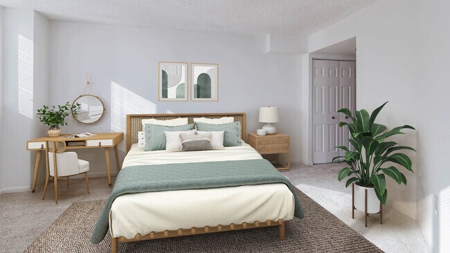 Habitación alfombrada - Courthouse Plaza