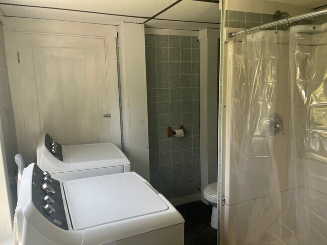 Bathroom, comes with washer and dryer - 34 Summer St