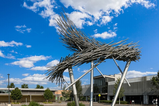 Sculptures decorate various plazas around Maple Grove.