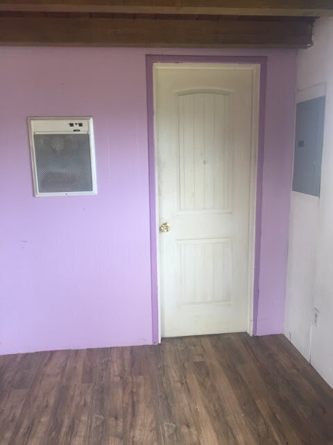 Bathroom door - 303 N 1st St