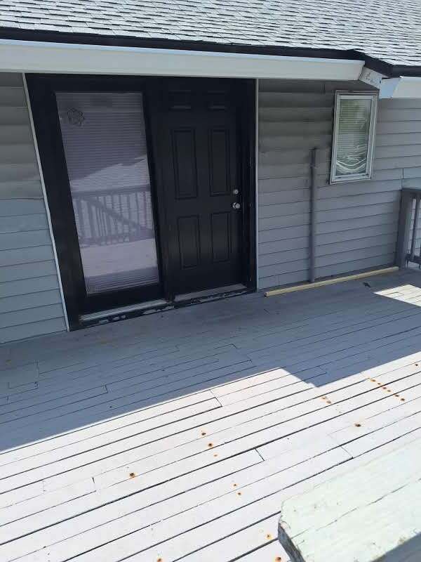 Deck and back entrance - 224 Cherry St