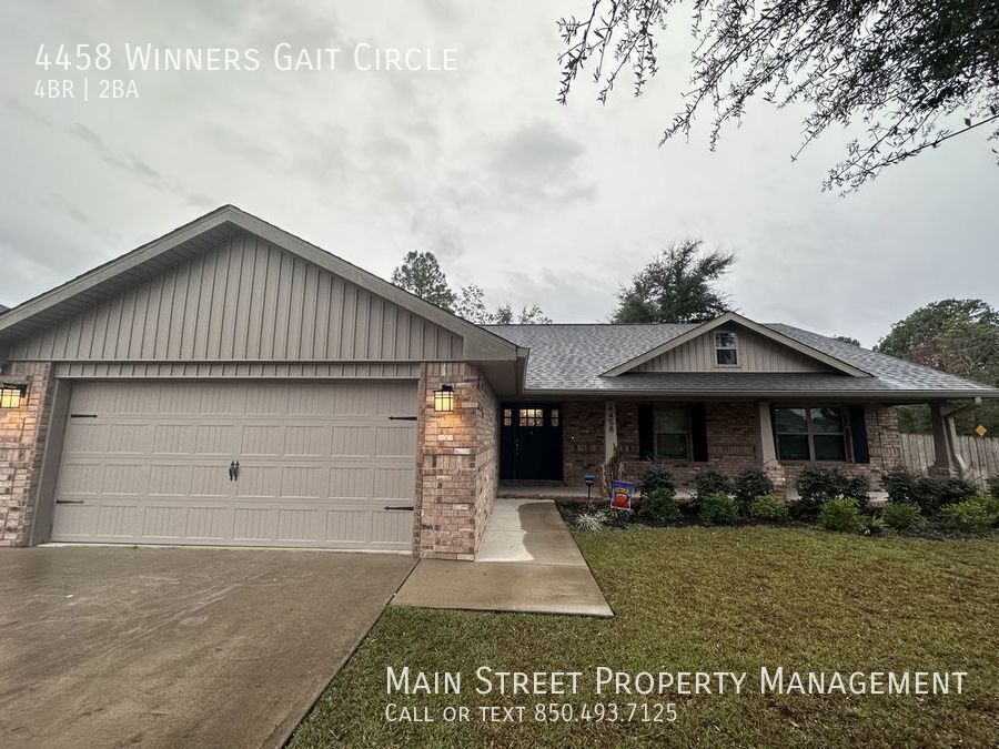 4458 Winners Gait Circle House Rental in Pace, FL