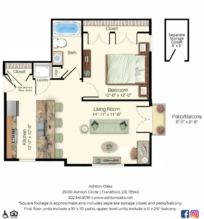 Plano de planta - Ashton Oaks