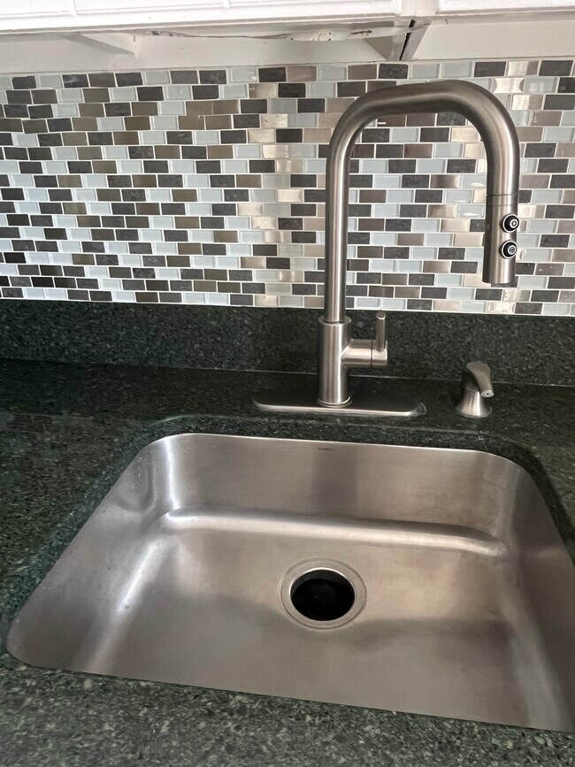 Stainless steel sink & faucet - 117 E St SE
