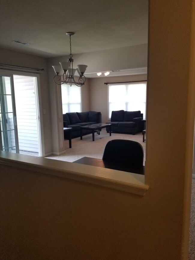 VIEW OF LIVING ROOM FROM ENTRANCE LANDING - 102 Essex Ln