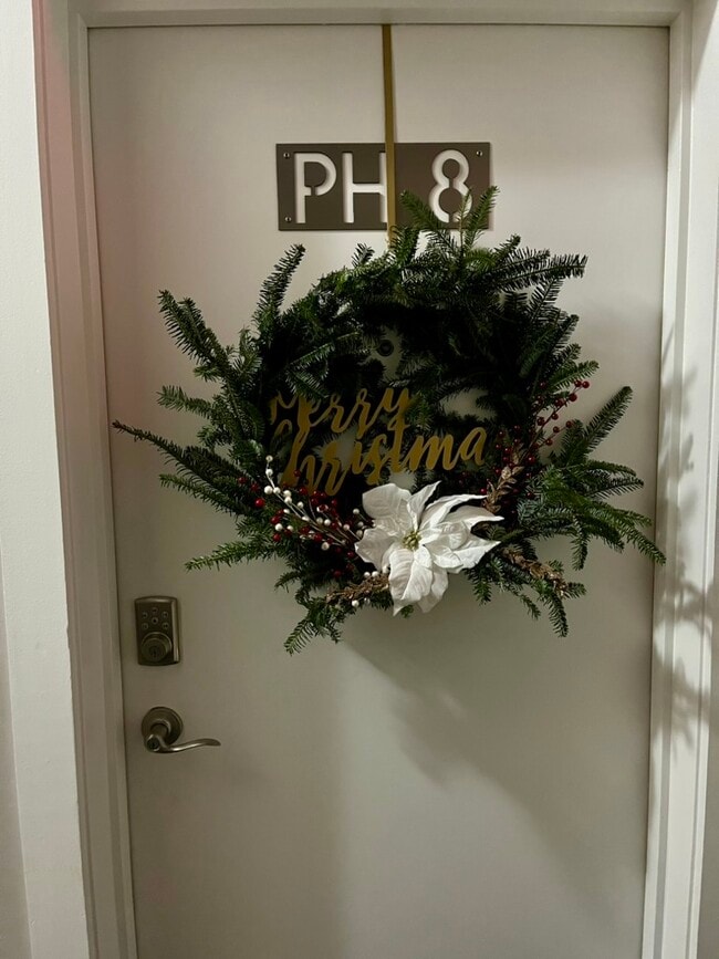 Front door of the Penthouse. - 3821 14th St NW Apartment