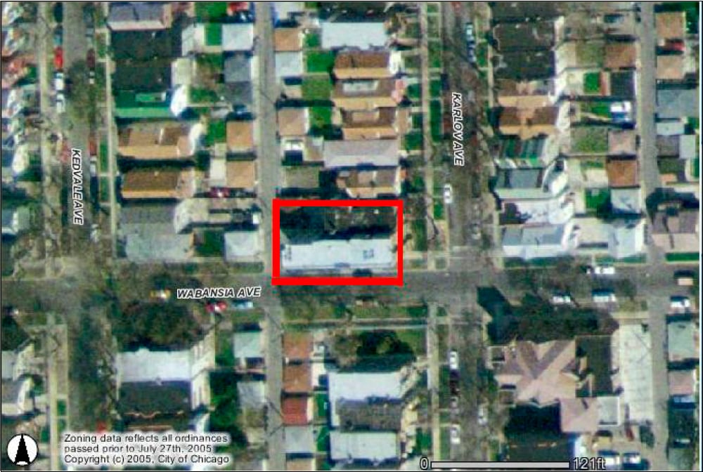 Aerial Photo - 4104 W Wabansia Ave