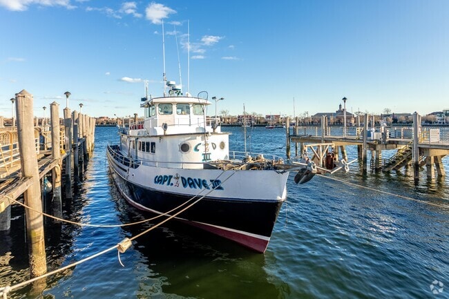 City-run Sheepshead Bay Piers maintains boat slips on the water.